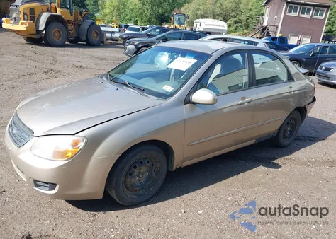 2008 Kia Spectra Ex z USA, uszkodzony, nr VIN KNAFE122585493895